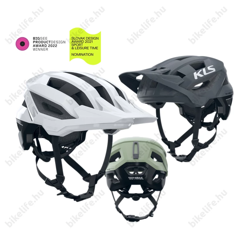 Kellys OUTRAGE kerékpáros bukósisak White L/XL (59-61cm)