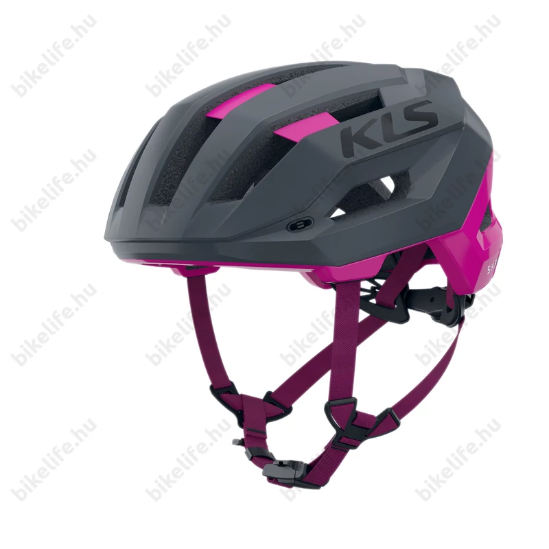 Kellys Sharp kerékpáros bukósisak Black/Pink M/L