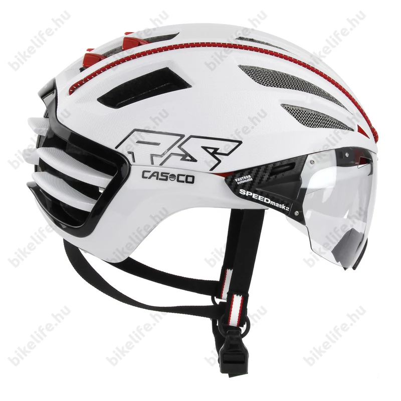 Casco Speedairo 2 RS országúti bukósisak Vautron (fényre sötétedő) lencsével, fehér L 59-62cm