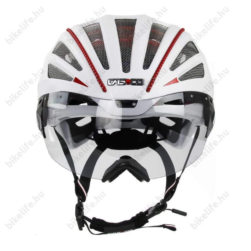 Casco Speedairo 2 RS országúti bukósisak Vautron (fényre sötétedő) lencsével, fehér L 59-62cm