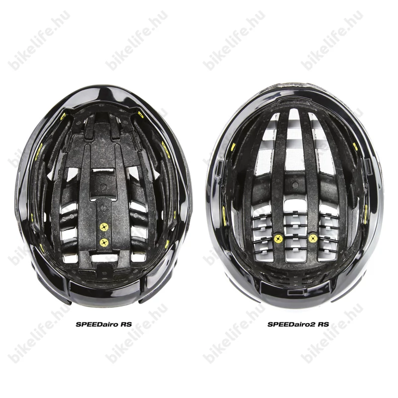 Casco Speedairo 2 RS országúti bukósisak Vautron (fényre sötétedő) lencsével, kék/neon sárga M 54-59cm