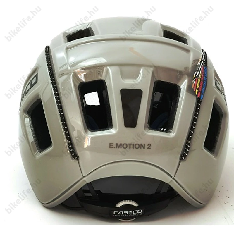 Casco E.Motion 2 kerékpáros bukósisak fényes szürke M-es (56-58cm fejkerület)