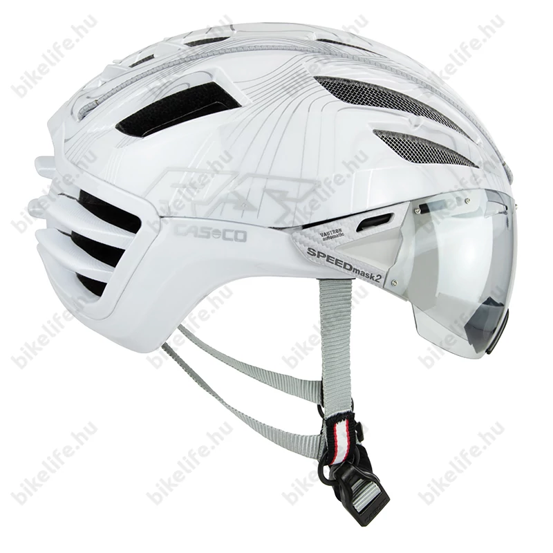 Casco Speedairo 2 RS országúti bukósisak Vautron (fényre sötétedő) lencsével, Pure Motion S 52-56cm