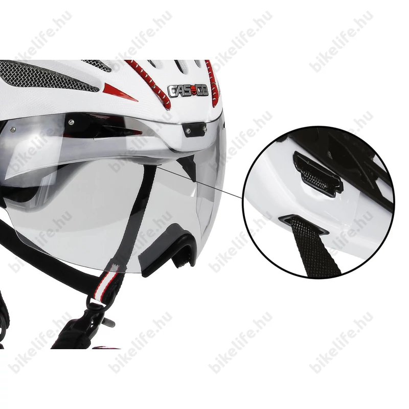 Casco Speedairo 2 RS országúti bukósisak Vautron (fényre sötétedő) lencsével, fehér S 52-54cm
