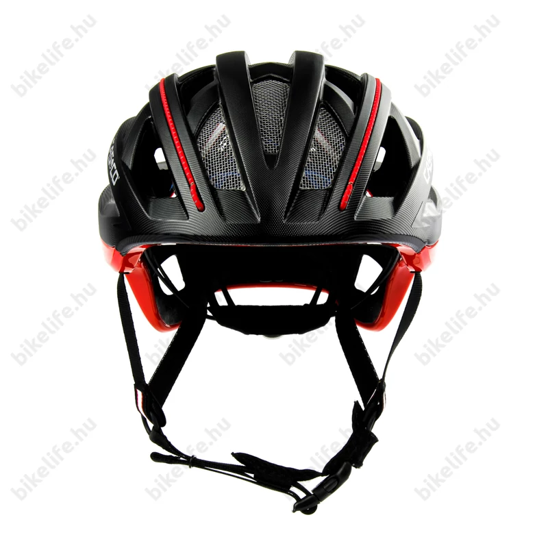 Casco Cuda 2 Strada kerékpáros bukósisak fekete/piros L-es (59-62cm fejkerület)