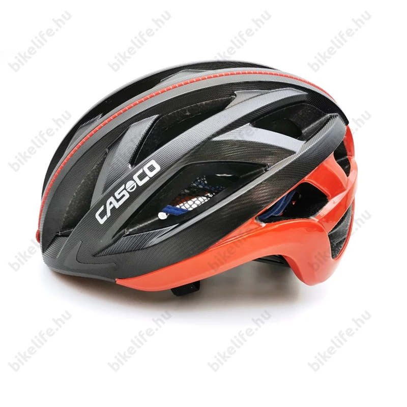Casco Cuda 2 Strada kerékpáros bukósisak fekete/piros L-es (59-62cm fejkerület)