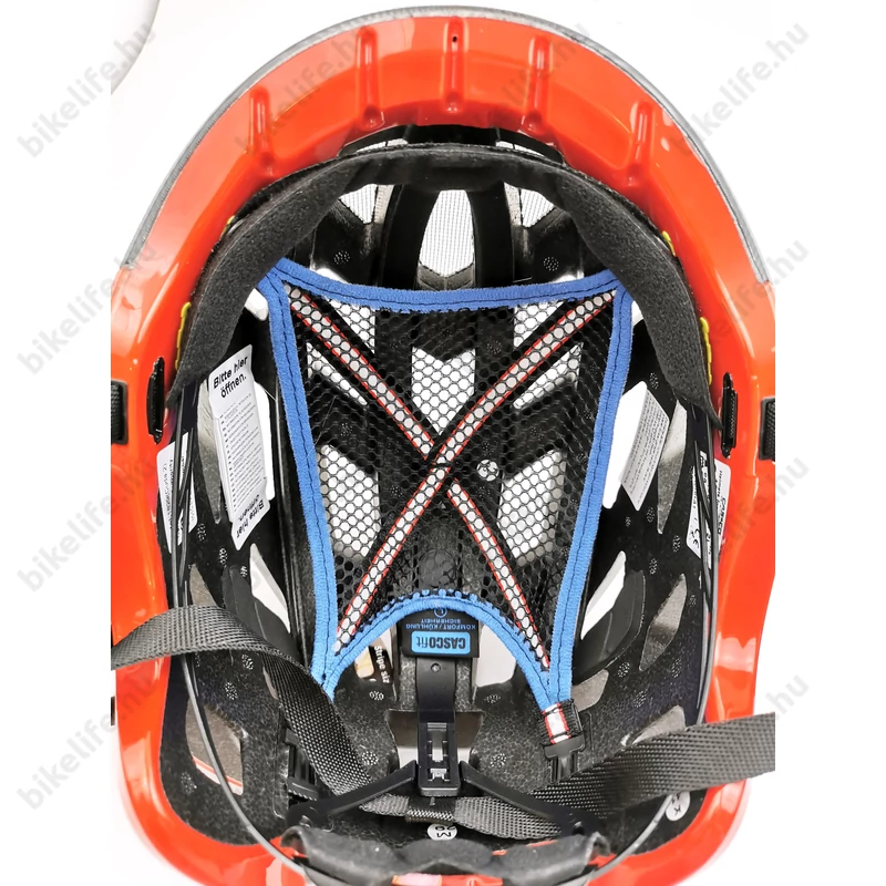 Casco Cuda 2 Strada kerékpáros bukósisak fekete/piros L-es (59-62cm fejkerület)