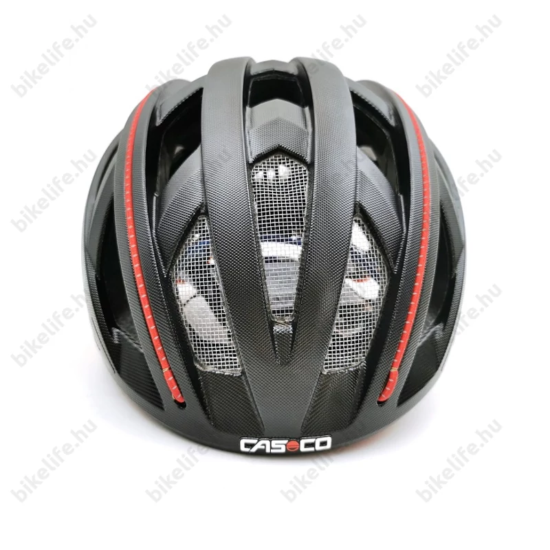 Casco Cuda 2 Strada kerékpáros bukósisak fekete/piros M-es (54-58cm fejkerület)