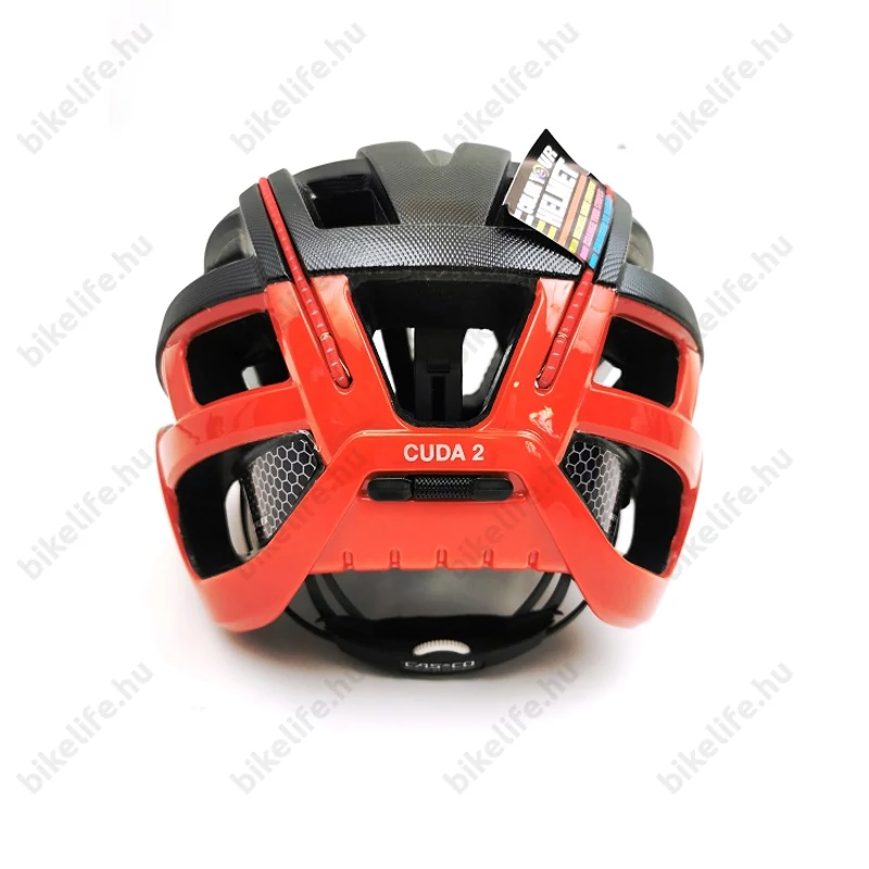 Casco Cuda 2 Strada kerékpáros bukósisak fekete/piros M-es (54-58cm fejkerület)