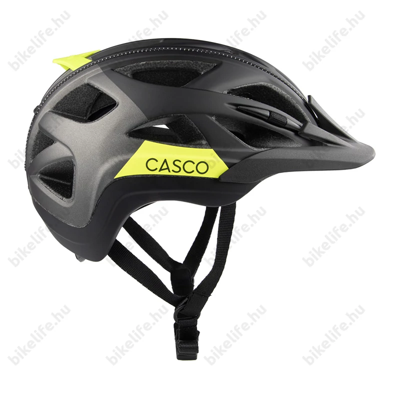 Casco Activ SL kerékpáros bukósisak fekete grafit neon  M (56-58cm fejkerület)