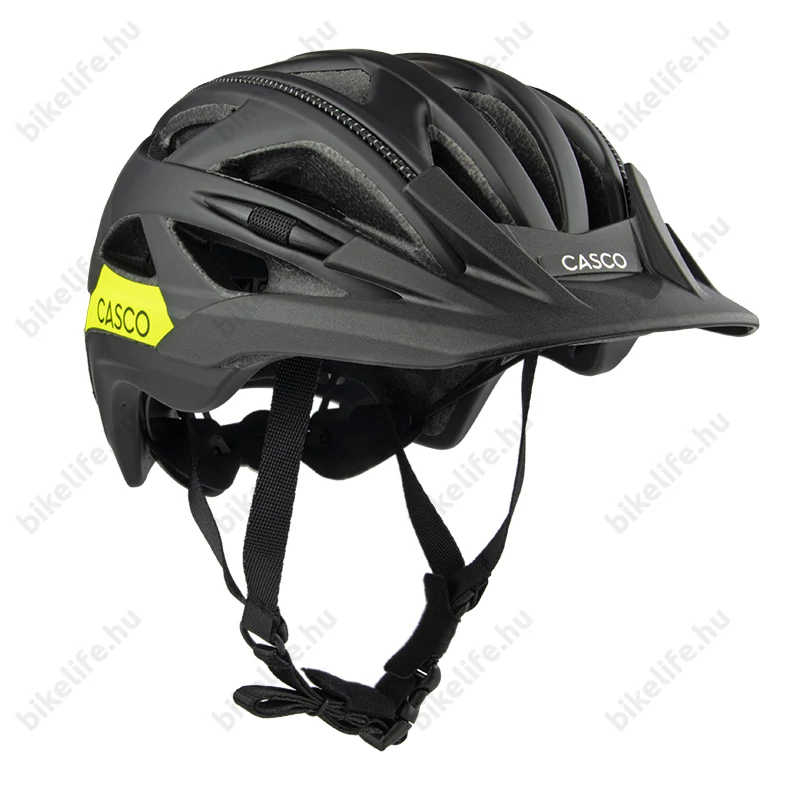 Casco Activ SL kerékpáros bukósisak fekete grafit neon  M (56-58cm fejkerület)