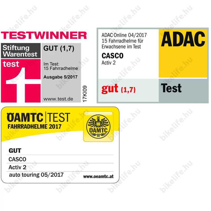 Casco Activ 2 kerékpáros bukósisak piros/antracit M (56-58cm fejkerület)