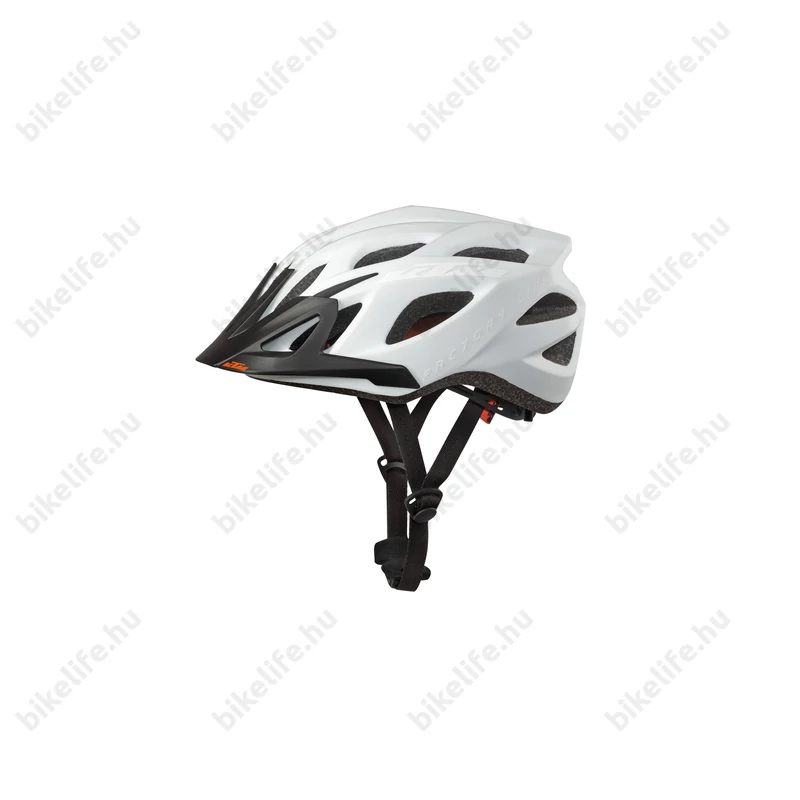 KTM Factory Line kerékpáros bukósisak matt/fényes fehér 58-62cm