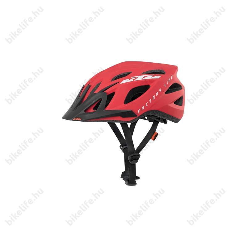 KTM Factory Line kerékpáros bukósisak piros/ezüst 54-58cm