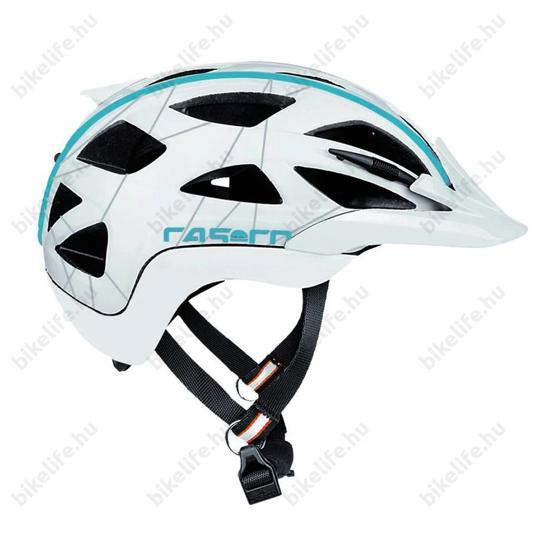 Casco Activ 2 Lady kerékpáros bukósisak fehér/kék S (52-56cm fejkerület)