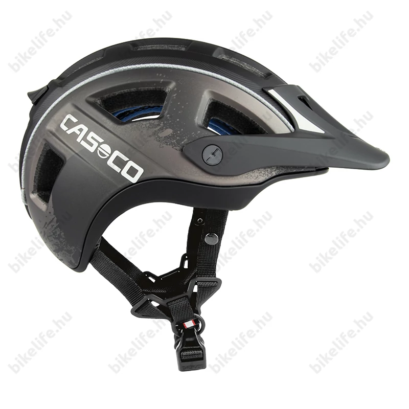 Casco MTBE 2 Full Comfort kerékpáros fejvédő extra szellőzéssel Silver Hill Climber színű M-es (54-58cm fejkerület)