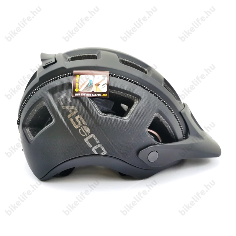 Casco MTBE 2 kerékpáros bukósisak matt fekete M-es (56-58cm fejkerület)
