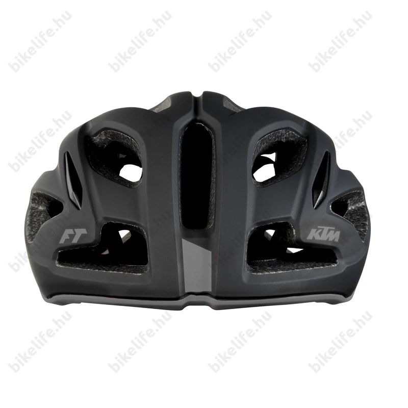 KTM Factory Team kerékpáros bukósisak matt/fényes fekete 53-58 cm