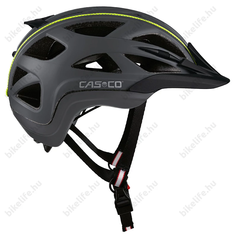Casco Activ 2 kerékpáros bukósisak fényes antracit/neon M (56-58cm fejkerület)