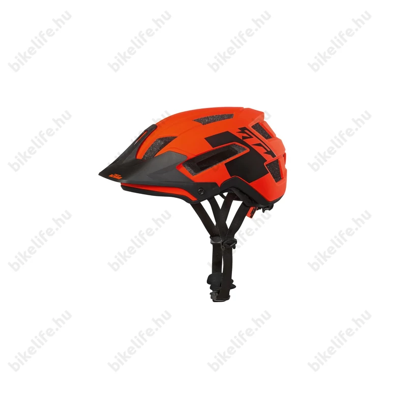 KTM Factory Enduro kerékpáros bukósisak matt narancs/fekete 54-58cm