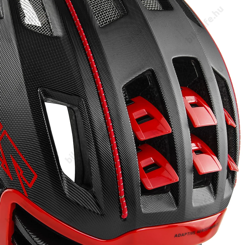Casco SpeedAiro 2 kerékpáros bukósisak fekete/piros, S-es méret (52-56cm fejkerület)