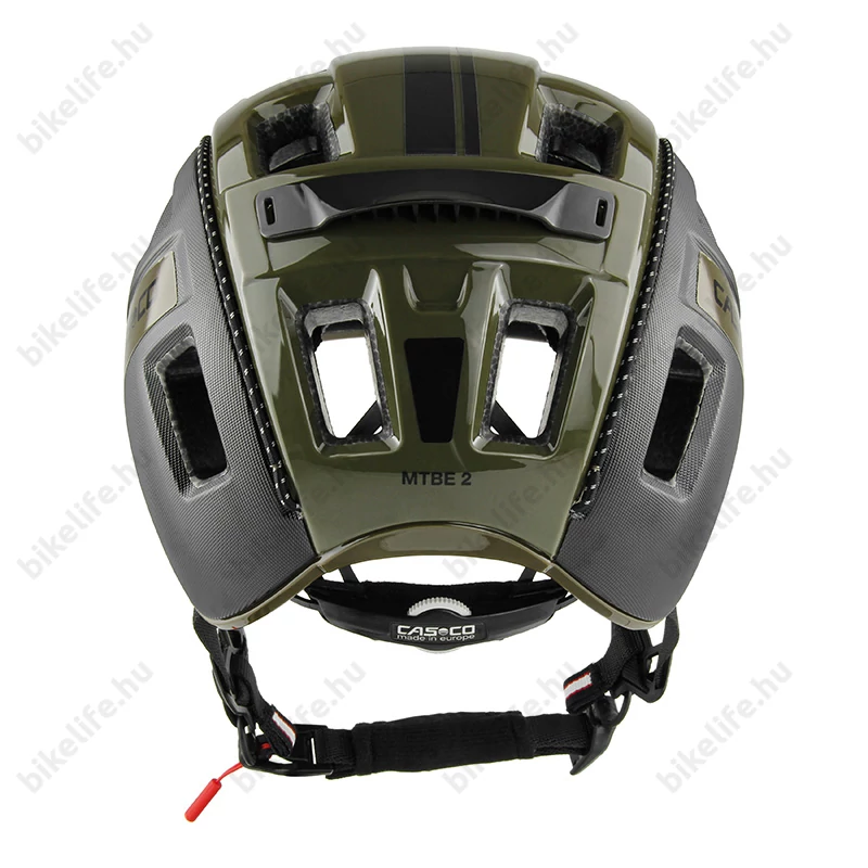 Casco MTBE 2 kerékpáros bukósisak matt fekete/olíva M-es (56-58cm fejkerület)