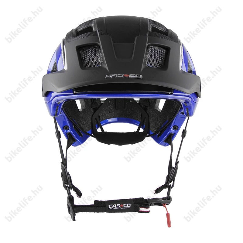 Casco MTBE 2 kerékpáros bukósisak matt fekete/kék L-es (59-62cm fejkerület)