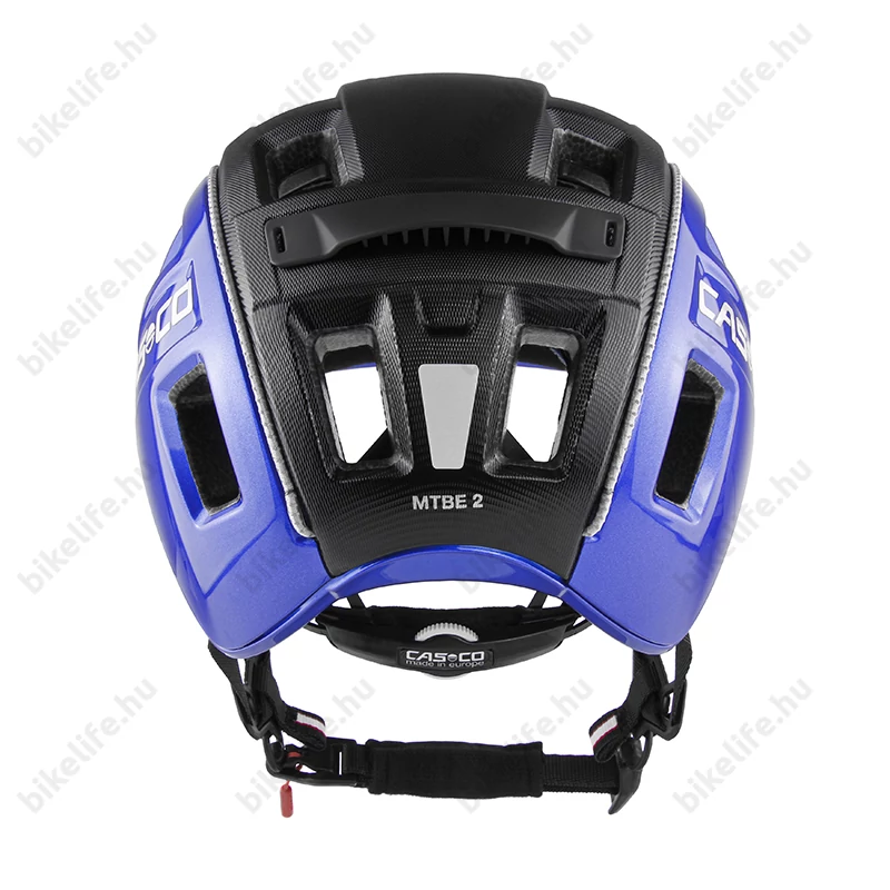 Casco MTBE 2 kerékpáros bukósisak matt fekete/kék L-es (59-62cm fejkerület)