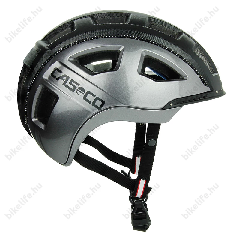 Casco E.Motion 2 kerékpáros bukósisak fekete/ezüst M (54-58cm fejkerület)