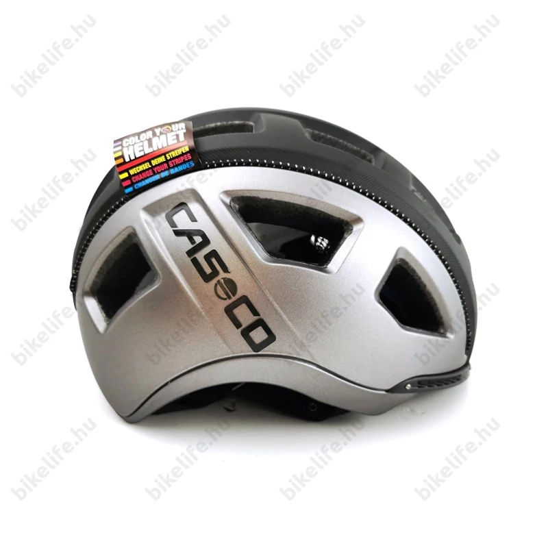 Casco E.Motion 2 kerékpáros bukósisak fekete/ezüst M (54-58cm fejkerület)