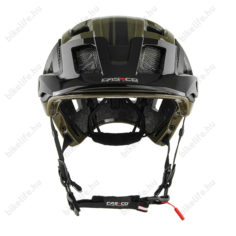 Casco MTBE 2 kerékpáros bukósisak matt fekete/olíva L-es (59-62cm fejkerület)