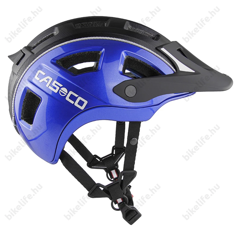 Casco MTBE 2 kerékpáros bukósisak matt fekete/kék M-es (56-58cm fejkerület)