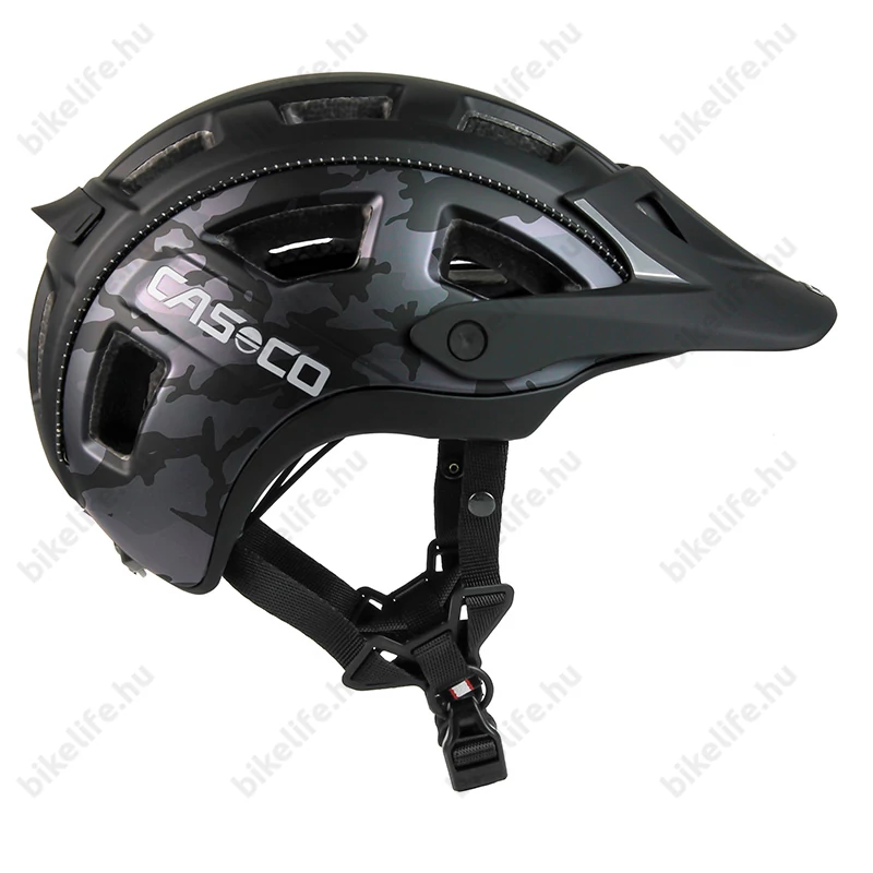 Casco MTBE 2 kerékpáros bukósisak matt fekete/camo S-es (52-56cm fejkerület)