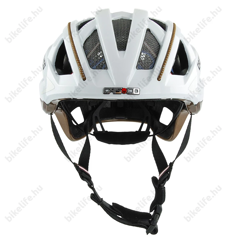 Casco Cuda 2 Strada kerékpáros bukósisak fehér/kávé M-es (54-58cm fejkerület)