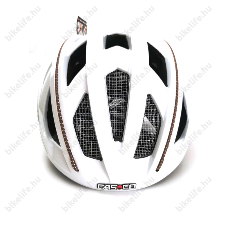 Casco Cuda 2 Strada kerékpáros bukósisak fehér/kávé L-es (59-62cm fejkerület)