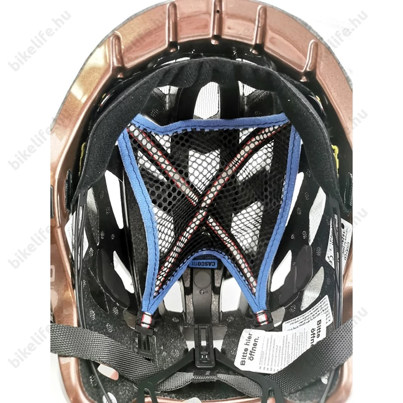 Casco Cuda 2 Strada kerékpáros bukósisak fehér/kávé L-es (59-62cm fejkerület)