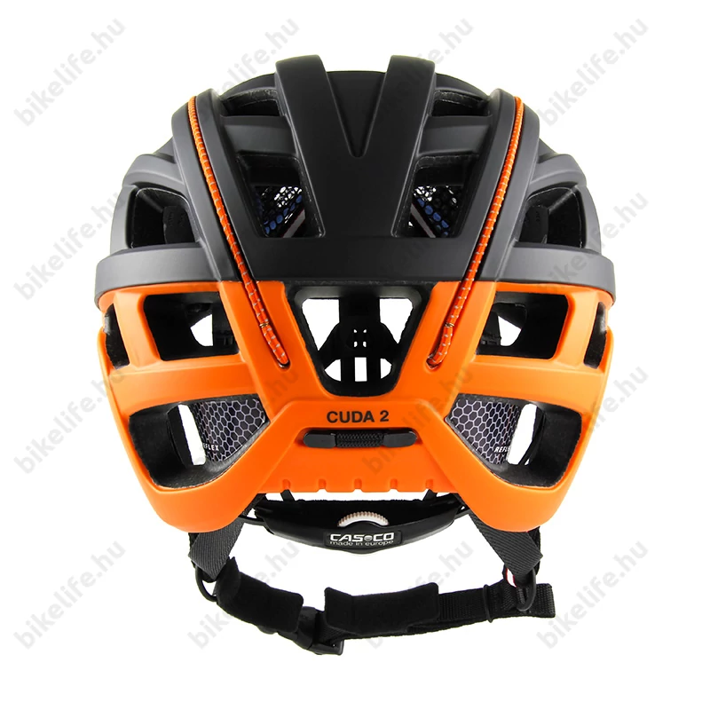 Casco Cuda 2 kerékpáros bukósisak matt fekete/narancs S-es (52-54cm fejkerület)