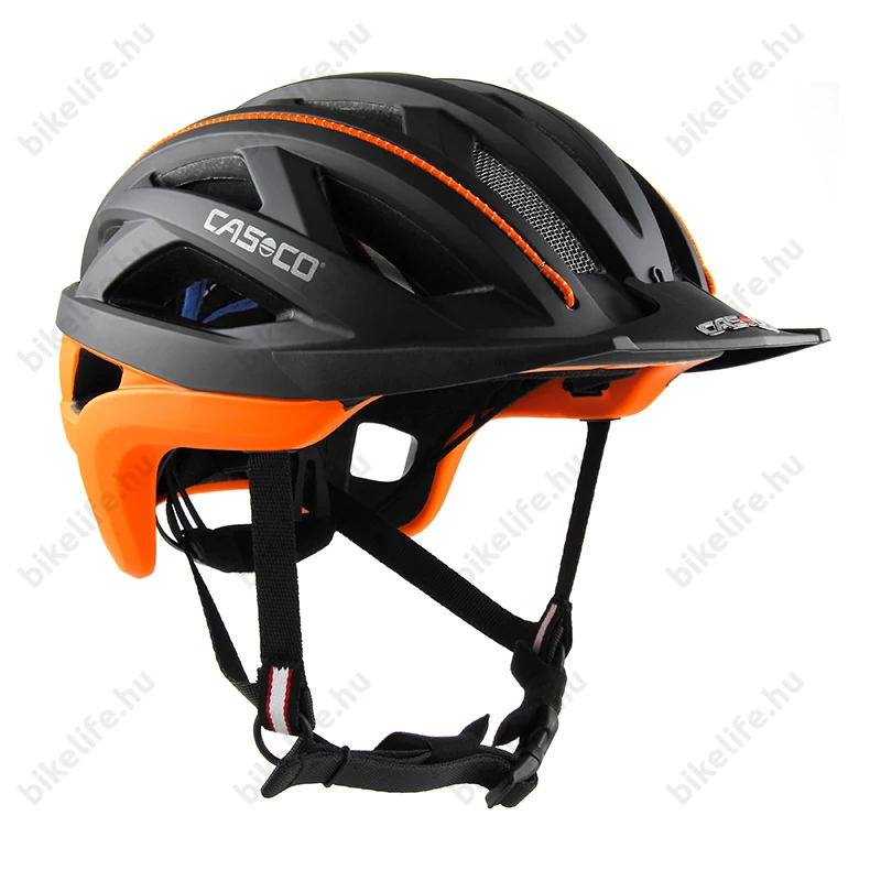 Casco Cuda 2 kerékpáros bukósisak matt fekete/narancs L-es (59-62cm fejkerület)