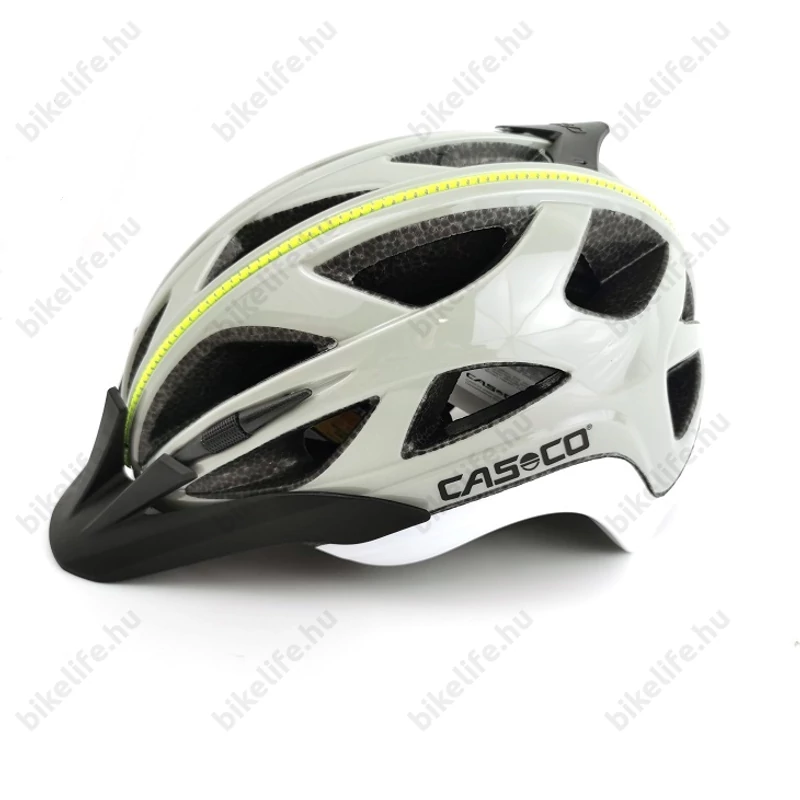 Casco Activ 2 kerékpáros bukósisak fehér/homok/neon S (52-56cm fejkerület)