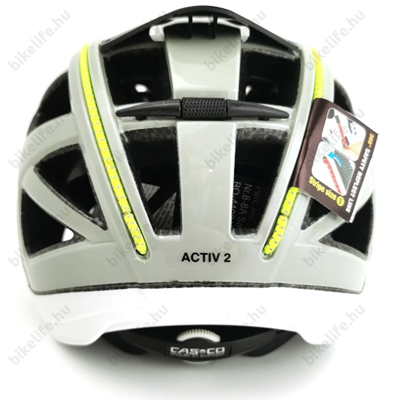 Casco Activ 2 kerékpáros bukósisak fehér/homok/neon M (56-58cm fejkerület)