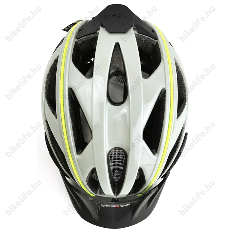 Casco Activ 2 kerékpáros bukósisak fehér/homok/neon M (56-58cm fejkerület)