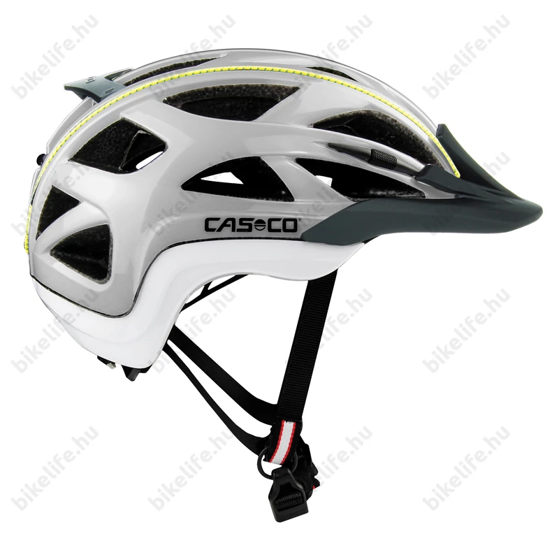 Casco Activ 2 kerékpáros bukósisak fehér/homok/neon L (58-62cm fejkerület)