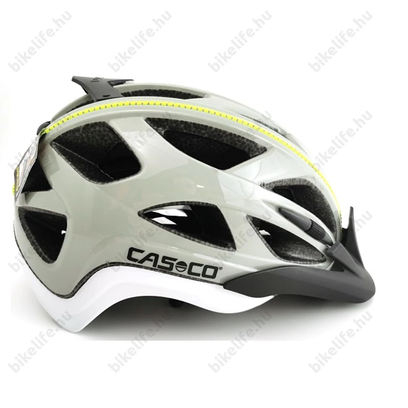 Casco Activ 2 kerékpáros bukósisak fehér/homok/neon L (58-62cm fejkerület)