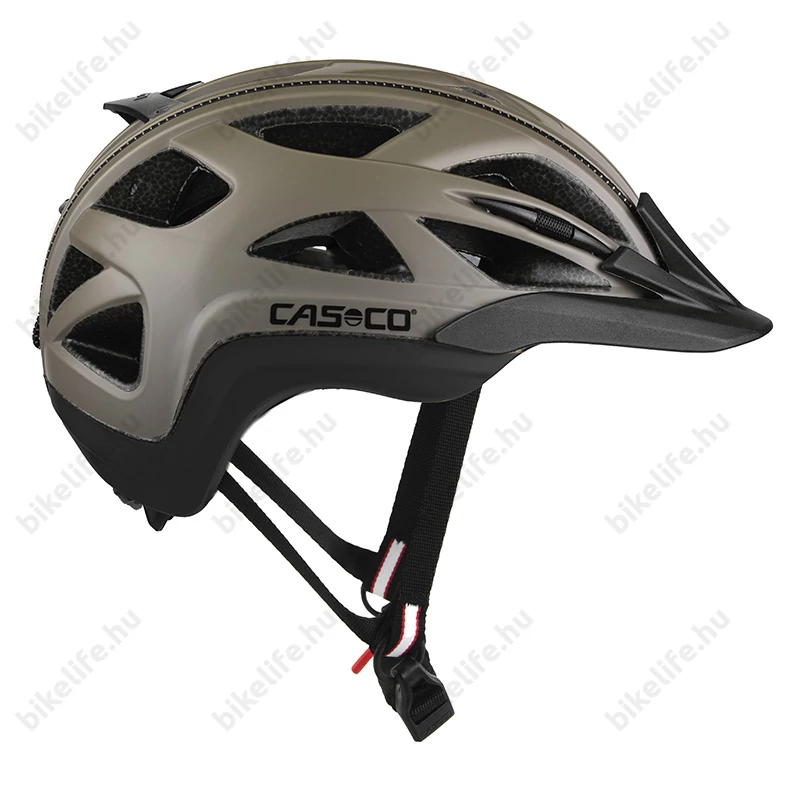Casco Activ 2 kerékpáros szabadidő bukósisak warmgrey-black mat színben L-es (58-62cm fejkerület)