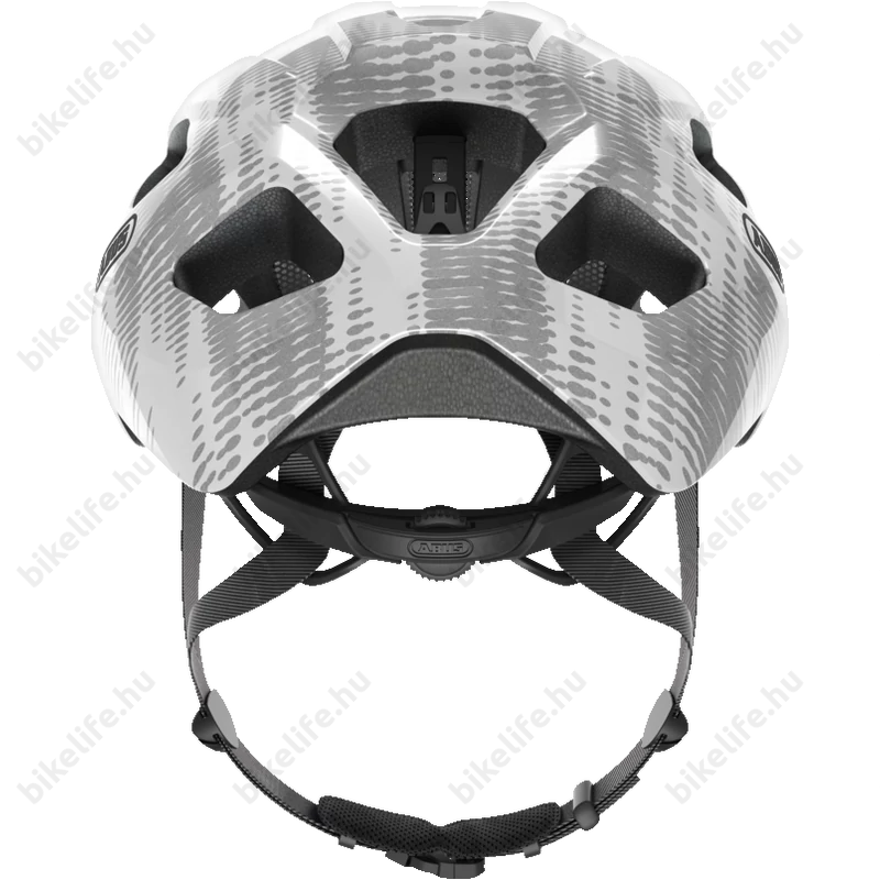 Abus Macator kerékpáros szabadidő bukósisak fehér/ezüst S, (51-55cm fejkerülethez)