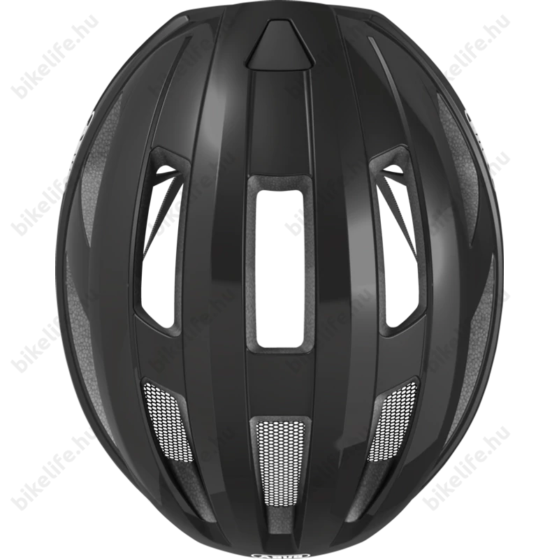 ABUS Macator kerékpáros szabadidő bukósisak IN-MOLD fényes bársonyfekete  M 52-58cm