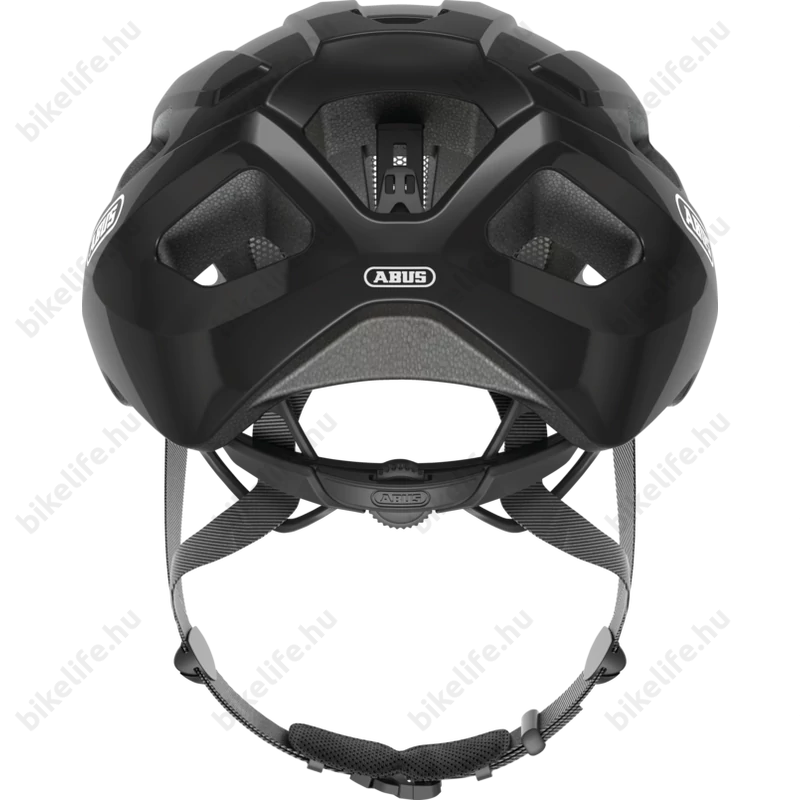 ABUS Macator kerékpáros szabadidő bukósisak IN-MOLD fényes bársonyfekete L 58-62cm