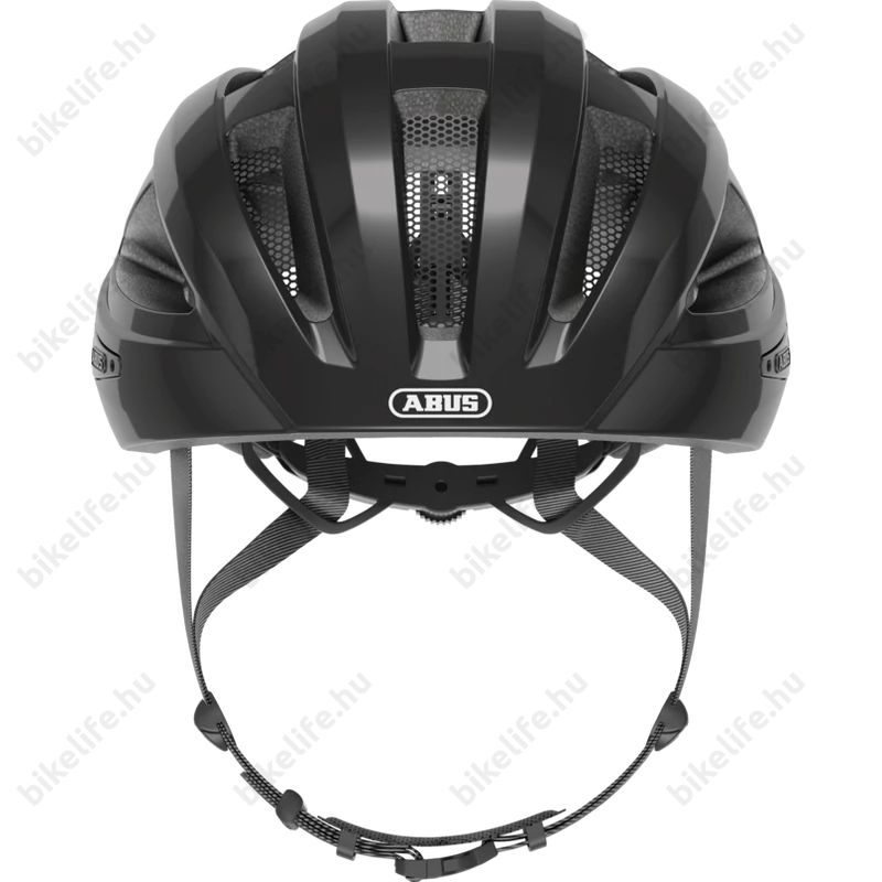 ABUS Macator kerékpáros szabadidő bukósisak IN-MOLD fényes bársonyfekete L 58-62cm