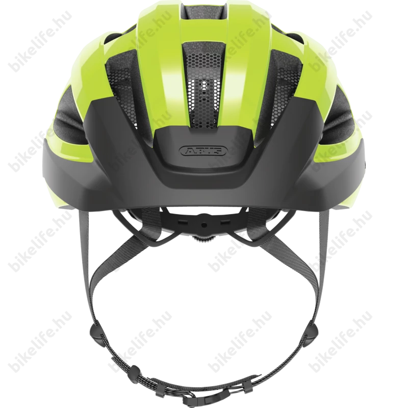 ABUS Macator IN-MOLD signal yellow kerékpáros szabadidő  bukósisak M 52-58cm