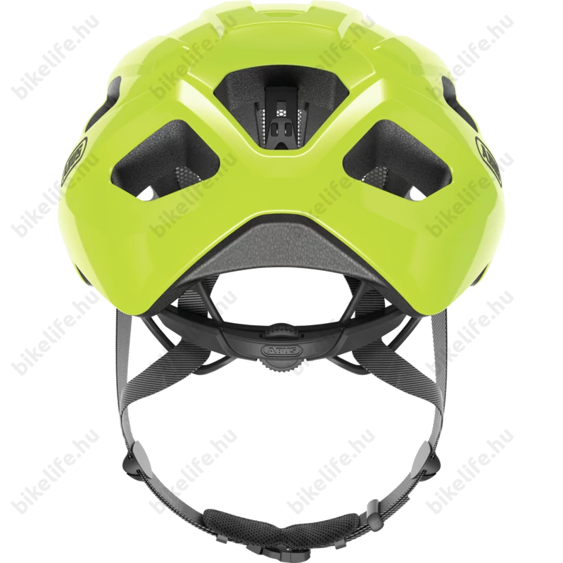 ABUS Macator IN-MOLD signal yellow kerékpáros szabadidő  bukósisak M 52-58cm